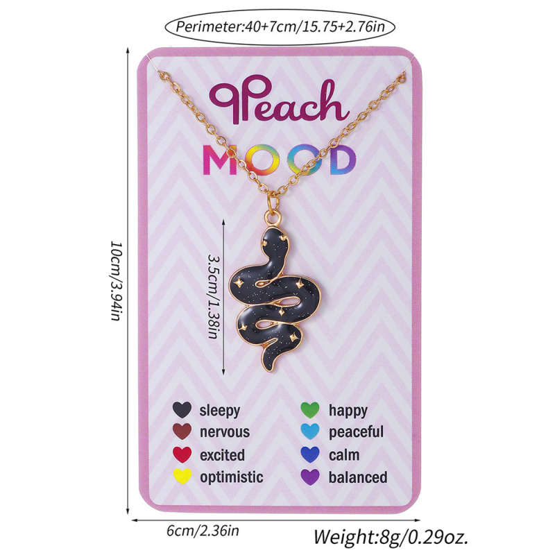 [Sama stiil, madal hind] Piiriülene kuum stiil, temperatuuritundlik, värvi muutev tähe-, kuu- ja kassi ripats, sulamist tilkuv õli, nahast köiest ehe, laste sõrmuskaelakee