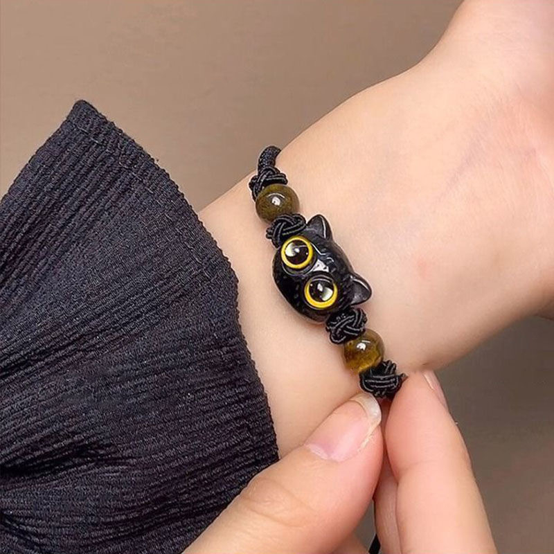 „TikTok“ to paties stiliaus naujas kiniško stiliaus mielas, saldus, šaunus, mažas, miau, miela poros apyrankė, pinta virvė, nišinio dizaino dovana draugėms