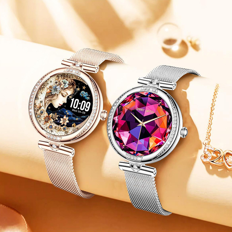 [Piiriülene eksklusiivne] NX17PRO naiste AMOLED Bluetooth-kõnede liikumisanduriga samm-sammult spordile nutikell