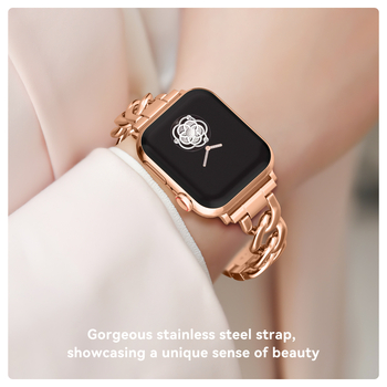 Κατάλληλο για λουράκι Apple Watch με αγκράφα μονής σειράς, μεταλλικό λουράκι ρολογιού Iwatch1-9 γενιάς SE σε απόθεμα