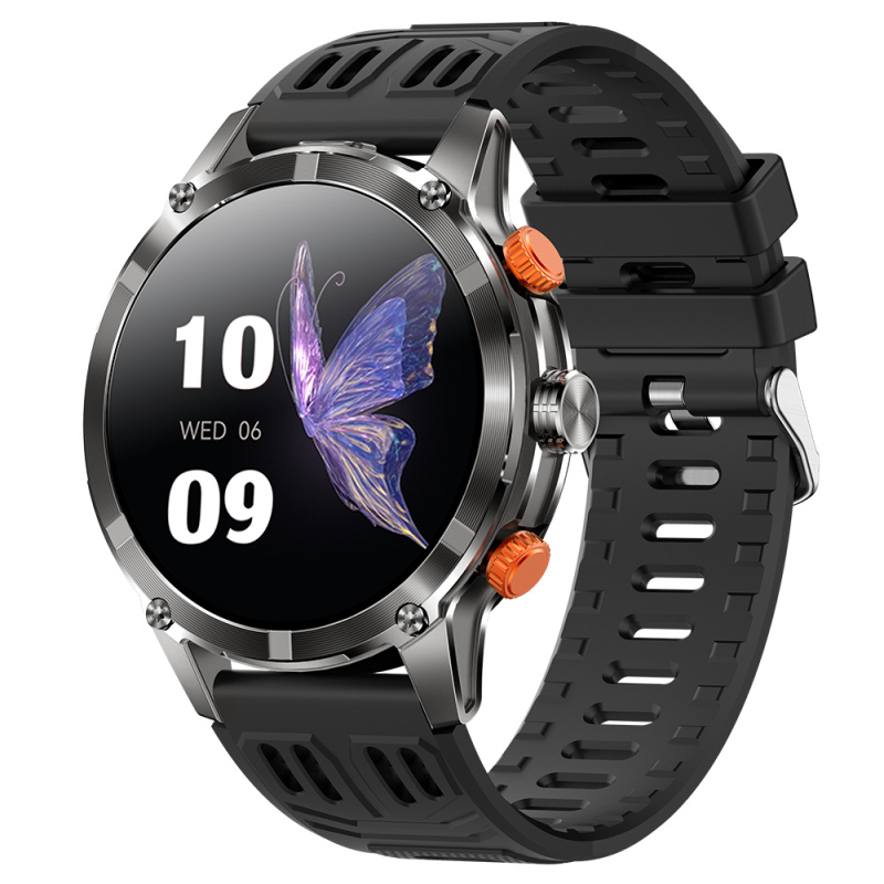 CF55 išmanusis laikrodis „Bluetooth“ skambučiams žibintuvėlis balso asistentas širdies ritmo stebėjimas miego sveikatos stebėjimas daugiafunkcis sportinis laikrodis