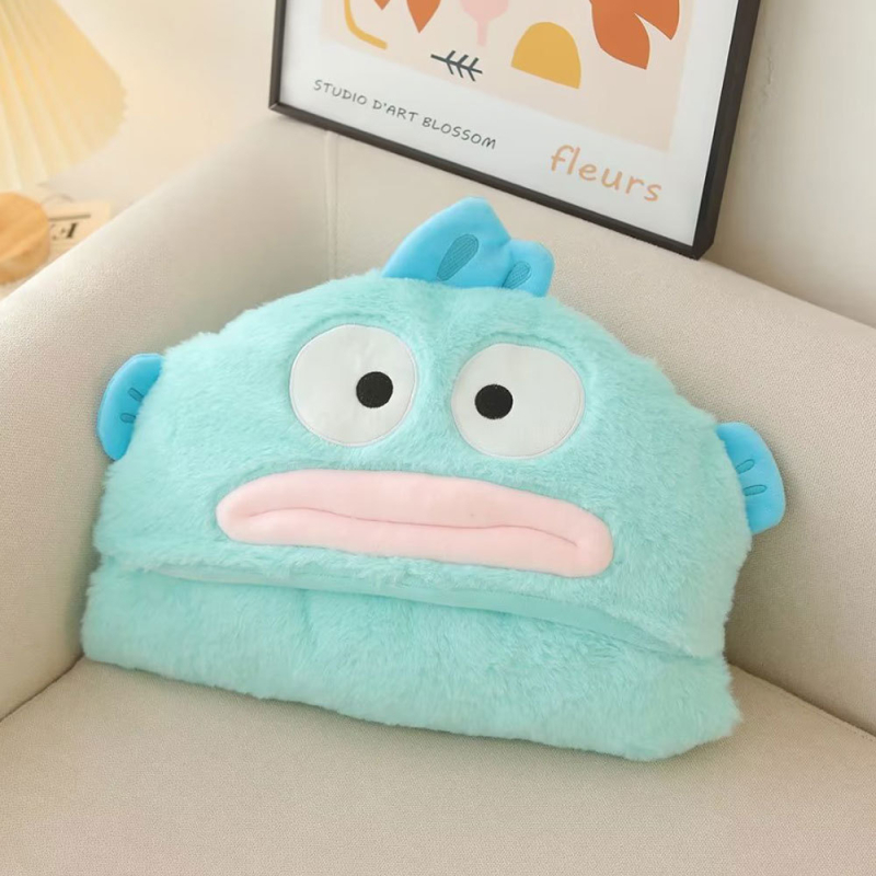 Mergaitiškas širdies formos Kurome melodijos animacinis apsiaustas su gobtuvu, flanelinis studentų snaudulio apsiaustas, tinginio apklotas