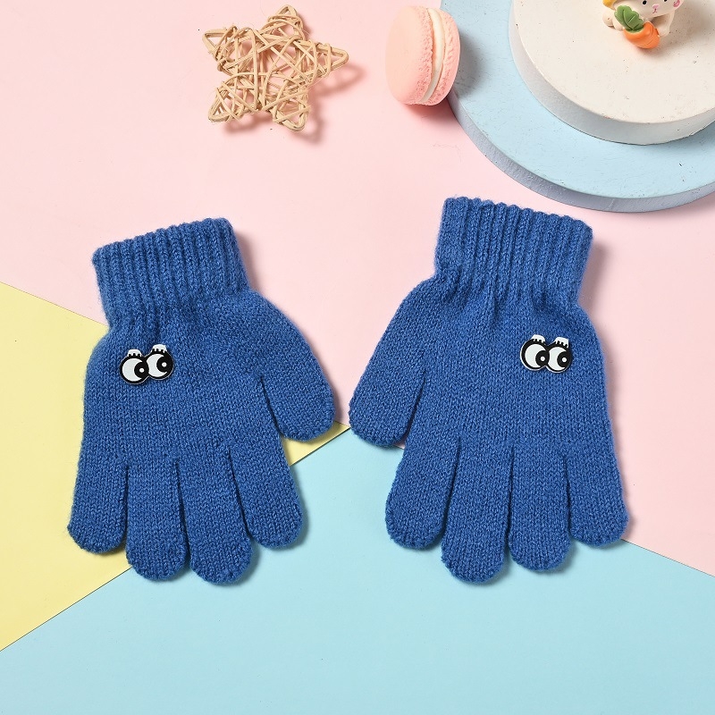 Beebikindad sügiseks ja talveks Korea stiilis multifilmikujulised armsad lasteaia soojad villased kootud viie sõrmega lastekindad hulgimüügist