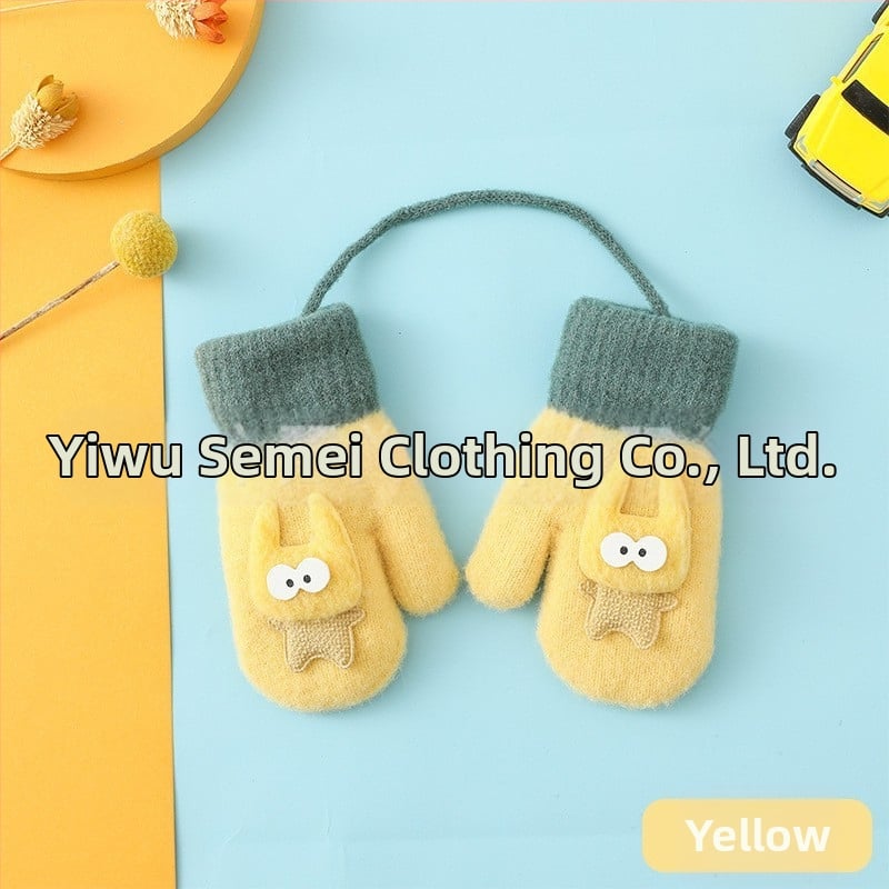 Laste kindad kootud kindad villased kindad sügis- ja talvekindad paksendatud hulgimüügist