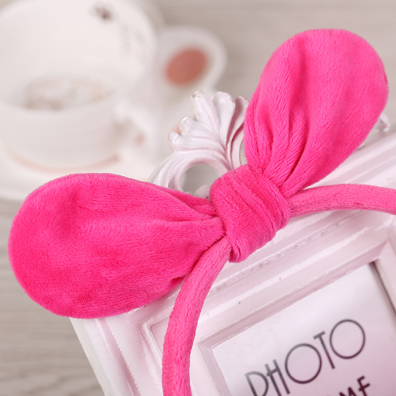 Korėjietiško stiliaus naujos mielos triušio ausų lankelio ausinės moterims, žieminės imitacijos triušio plaukais, didelės, šiltos ausinės su ausimis