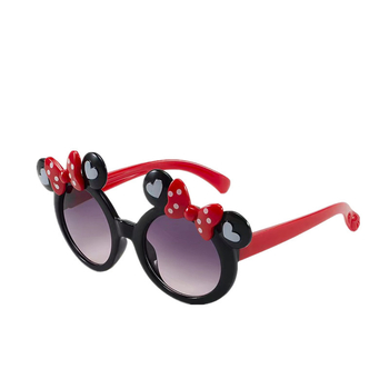 Нови детски слънчеви очила с двойна панделка за момчета и момичета, анти-UV слънчеви очила в корейски стил, сладки детски очила
