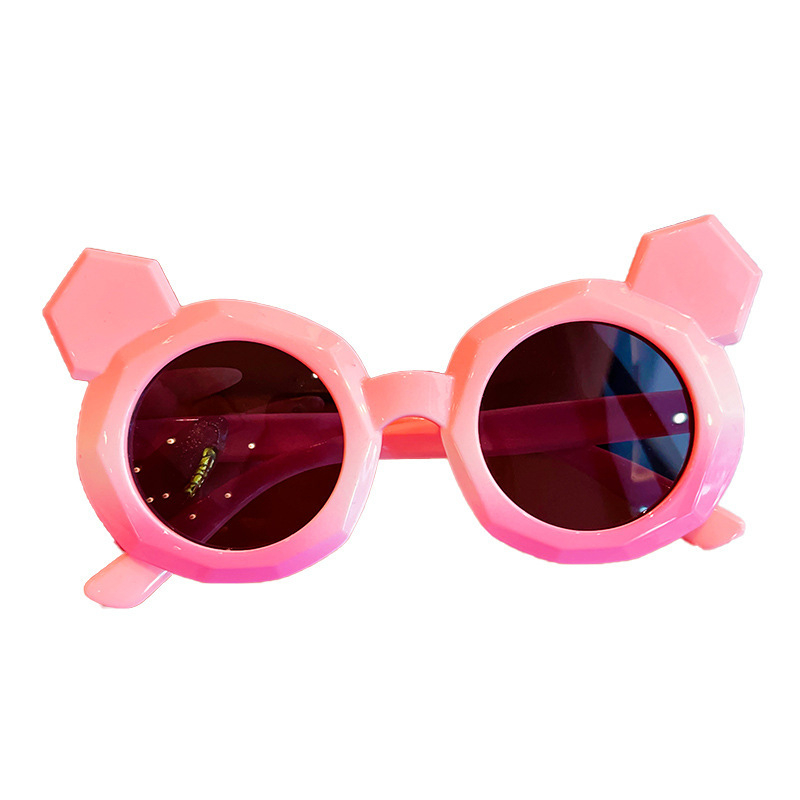 Модни сладки уши детски слънчеви очила корейски модерни слънцезащитни UV защита бебешки слънчеви очила за пътуване