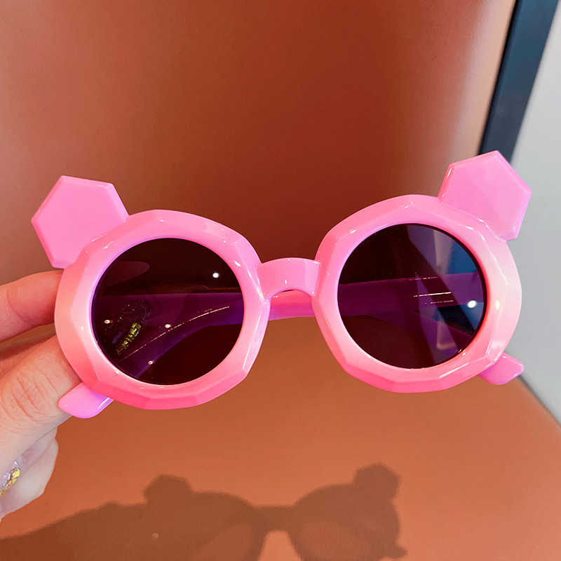 Модни сладки уши детски слънчеви очила корейски модерни слънцезащитни UV защита бебешки слънчеви очила за пътуване