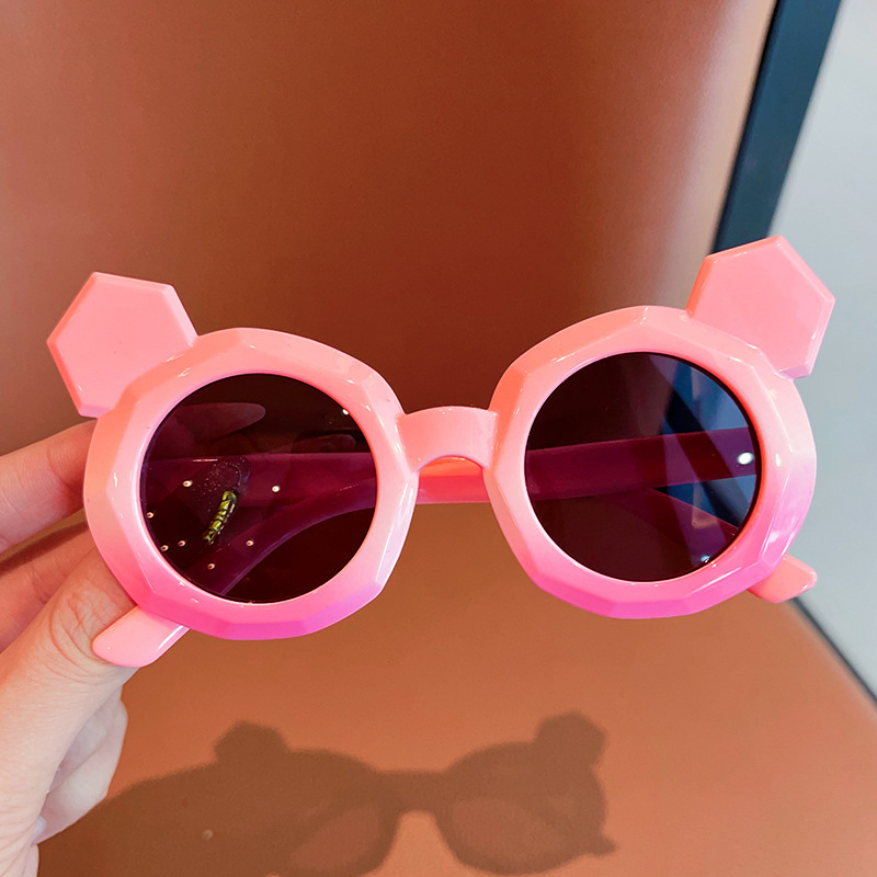 Модни сладки уши детски слънчеви очила корейски модерни слънцезащитни UV защита бебешки слънчеви очила за пътуване