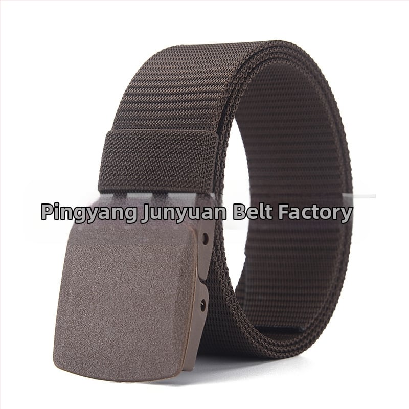 Curea cu cataramă ușoară direct din fabrică, cu uscare rapidă, din nailon, cu cataramă din oțel neted, din plastic, pentru pantaloni, comerț exterior, sporturi pentru adulți, în aer liber