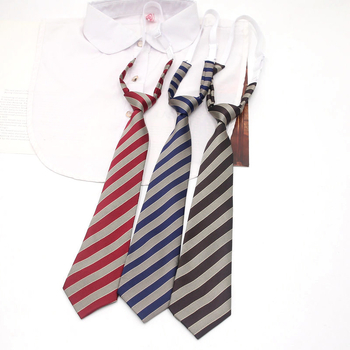 jk Tie moteriška dk dryžuota suknelė vyrams koledžo stiliaus mergaitiškas dekoratyvinis kaklaraištis japoniško stiliaus