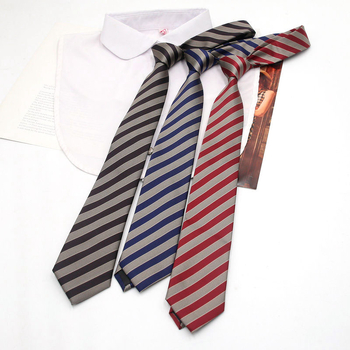 jk Tie moteriška dk dryžuota suknelė vyrams koledžo stiliaus mergaitiškas dekoratyvinis kaklaraištis japoniško stiliaus