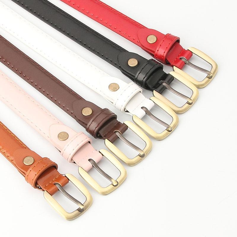Curea femei moda cataramă pătrată mată Retro simplă curea mică all-match rochie îmbrăcăminte curea decorativă tendință