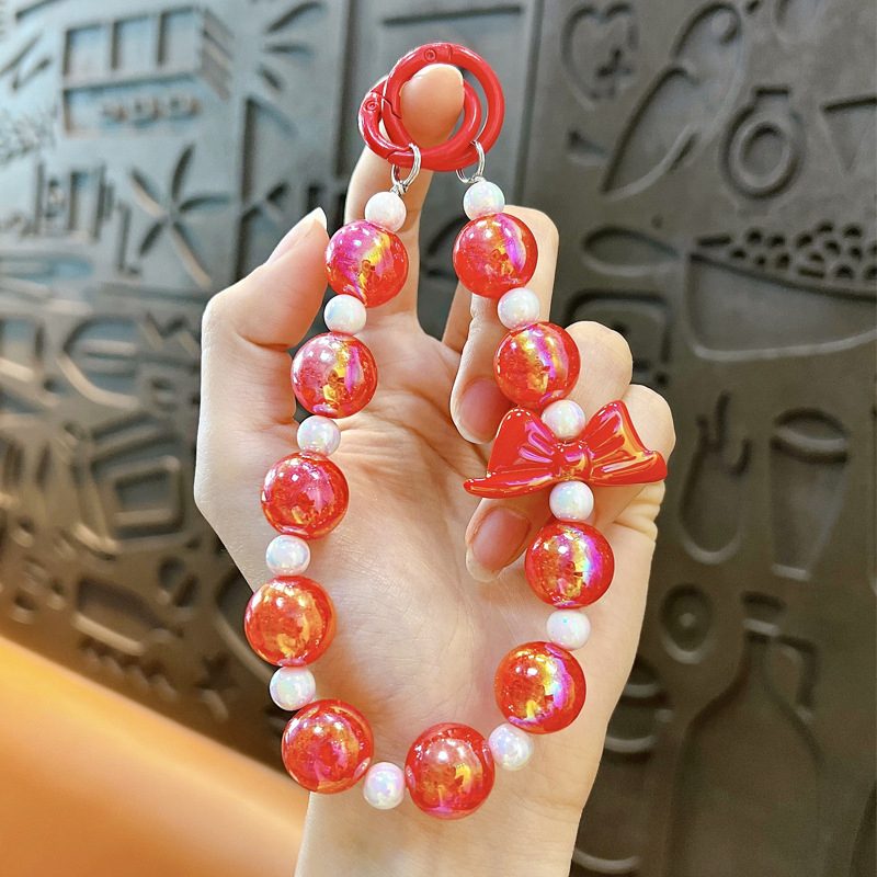 Изискан графити ръчно рисуван ключодържател с мъниста и котешки нокът, сладък, висяща верижка, чанта, декоративна висулка, доставка