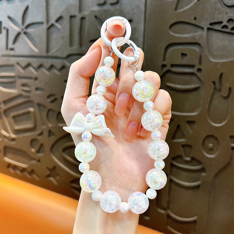 Изискан графити ръчно рисуван ключодържател с мъниста и котешки нокът, сладък, висяща верижка, чанта, декоративна висулка, доставка