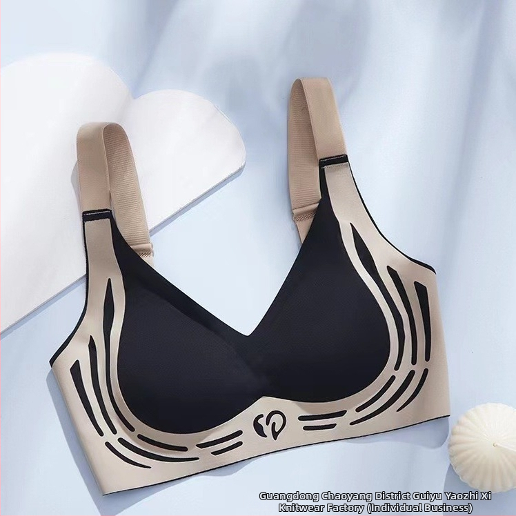 Трансгранична външна търговия, аксесоар за големи размери, бельо с мека поддръжка, малък бюст, събран, против увисване, бягане, удароустойчив сутиен с фиксирана чашка