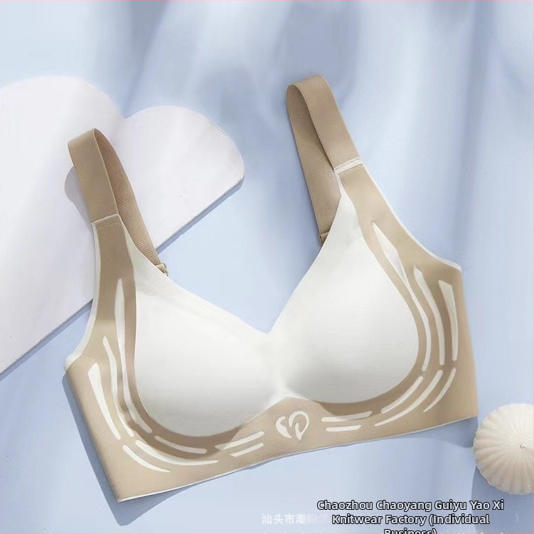 Трансгранична външна търговия, аксесоар за големи размери, бельо с мека поддръжка, малък бюст, събран, против увисване, бягане, удароустойчив сутиен с фиксирана чашка