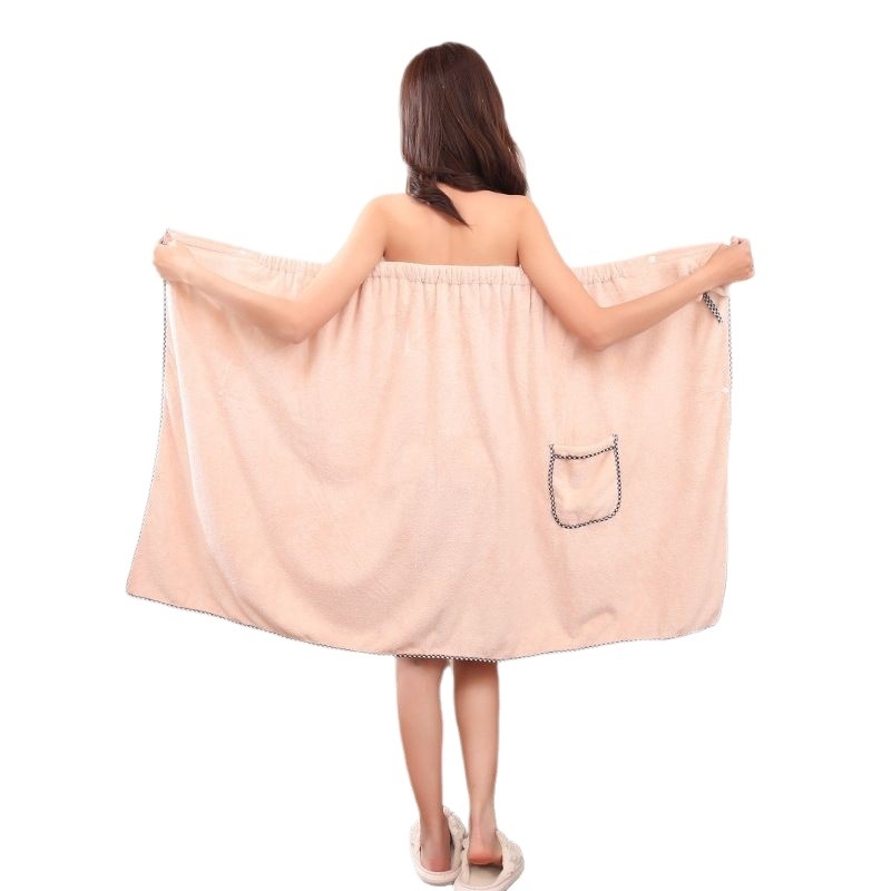 Didelio tankio kostiumas, dviejų dalių komplektas, krūtinės apvyniotas koralinės vilnos vonios sijonas, vonios kepuraitė, vandenį sugeriantis ir lengvai džiūstantis suaugusiųjų buitinis vonios rankšluostis, plaukų džiovinimo kepuraitė