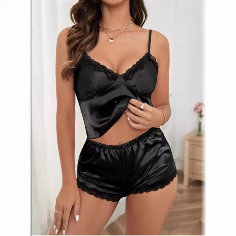 „Amazon“ tarpvalstybinės užsienio prekybos liemenė su petnešomis, moteriškas 2025 m. vasaros dviejų dalių moteriškas kostiumas, didmeninė prekyba