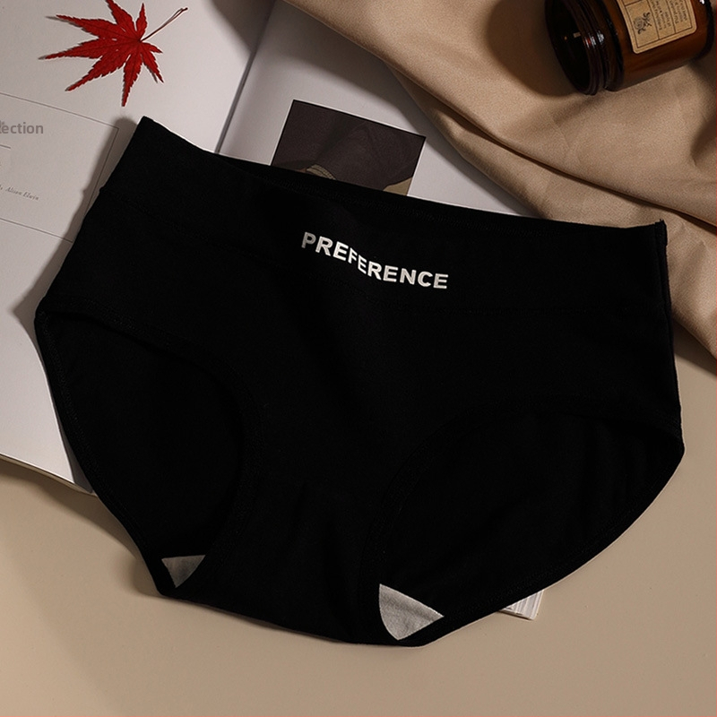 Naiste aluspesu puhtast puuvillast keskmise vöökohaga kolmnurksed lühikesed püksid Rad Sport stiilis puuvillast hingavad tüdrukute sügis- ja talvepesu puhtast puuvillast jalgevahega