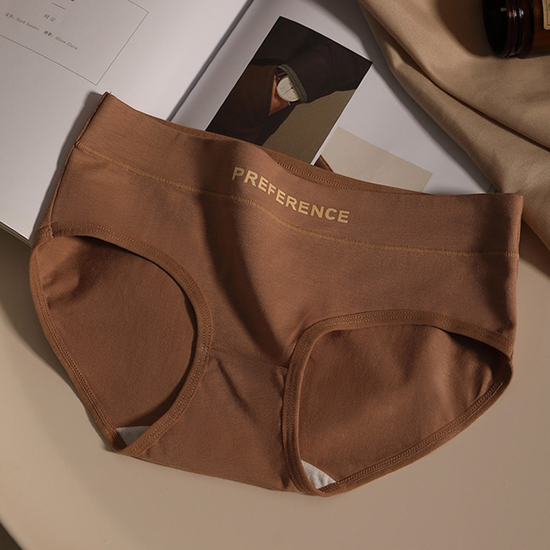 Naiste aluspesu puhtast puuvillast keskmise vöökohaga kolmnurksed lühikesed püksid Rad Sport stiilis puuvillast hingavad tüdrukute sügis- ja talvepesu puhtast puuvillast jalgevahega