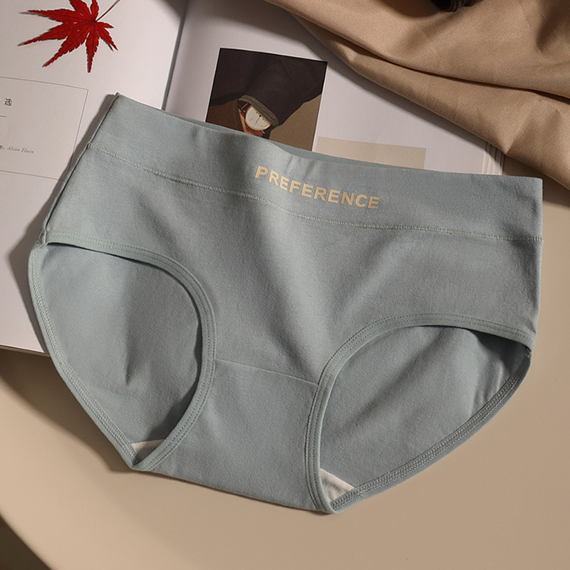 Naiste aluspesu puhtast puuvillast keskmise vöökohaga kolmnurksed lühikesed püksid Rad Sport stiilis puuvillast hingavad tüdrukute sügis- ja talvepesu puhtast puuvillast jalgevahega