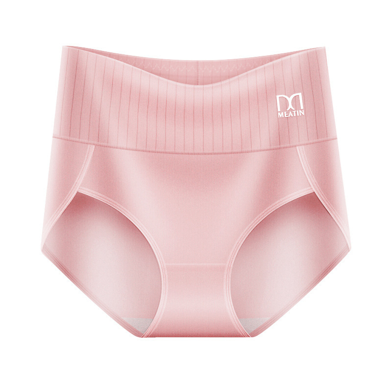 [Overseas Warehouse Dropshipping] American Local Spot Ψηλόμεσα Γυναικεία Εσώρουχα Pure Color Triangle Belly-Control Ψηλόμεσα Εσώρουχα Temu