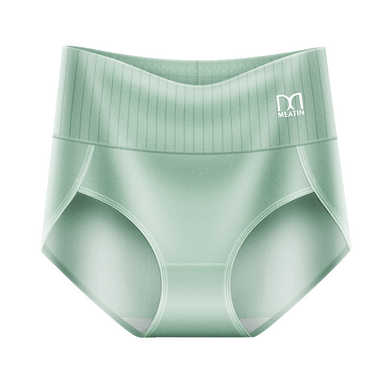 [Overseas Warehouse Dropshipping] American Local Spot Ψηλόμεσα Γυναικεία Εσώρουχα Pure Color Triangle Belly-Control Ψηλόμεσα Εσώρουχα Temu