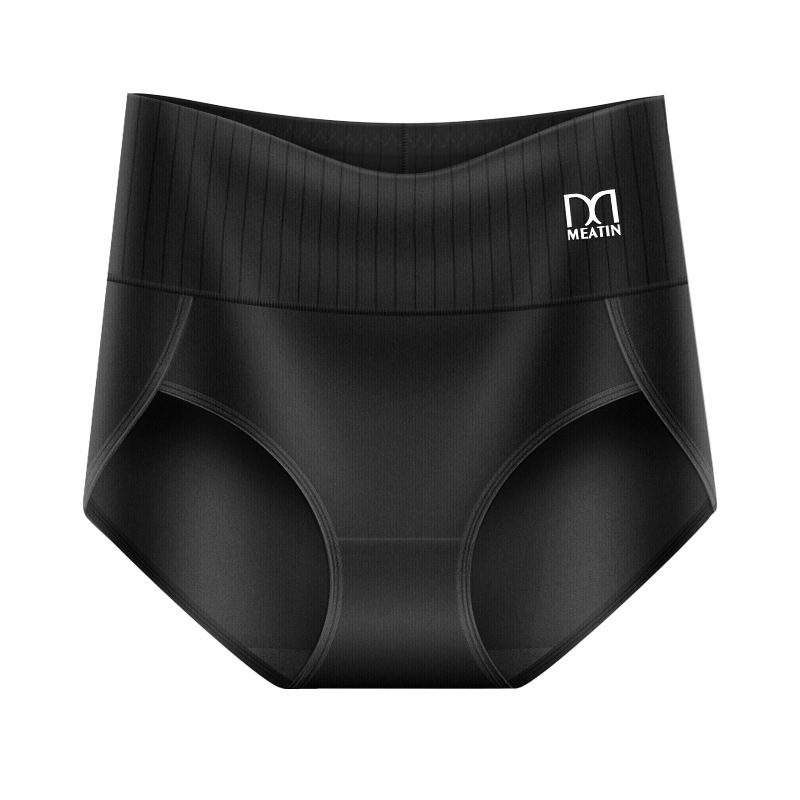 [Overseas Warehouse Dropshipping] American Local Spot Ψηλόμεσα Γυναικεία Εσώρουχα Pure Color Triangle Belly-Control Ψηλόμεσα Εσώρουχα Temu