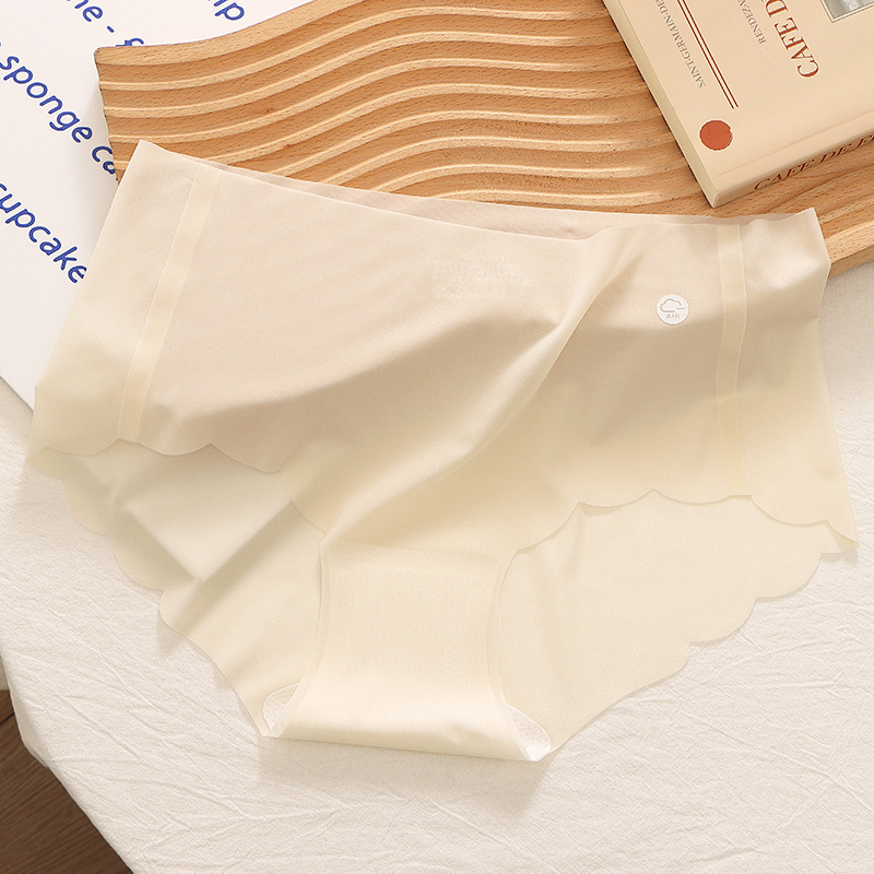 Vakuumski pakirane prozirne gaćice od ledene svile, ženske bakteriostatske maske Naked 7A, udobne gaćice do sredine struka