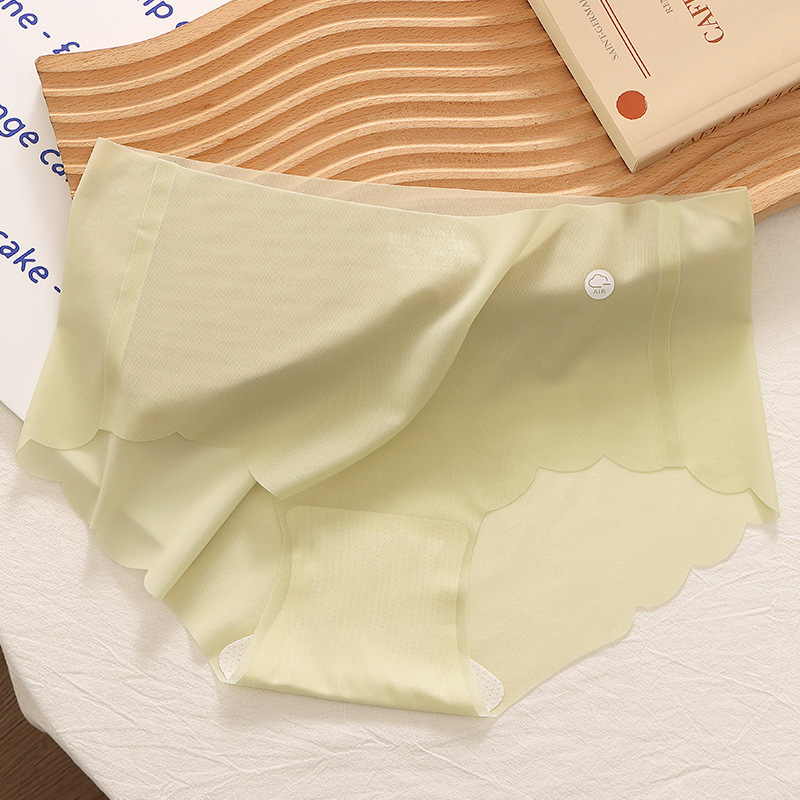 Vakuumski pakirane prozirne gaćice od ledene svile, ženske bakteriostatske maske Naked 7A, udobne gaćice do sredine struka