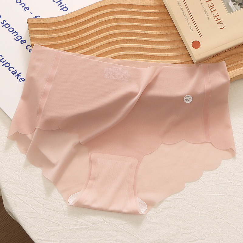 Vakuumski pakirane prozirne gaćice od ledene svile, ženske bakteriostatske maske Naked 7A, udobne gaćice do sredine struka