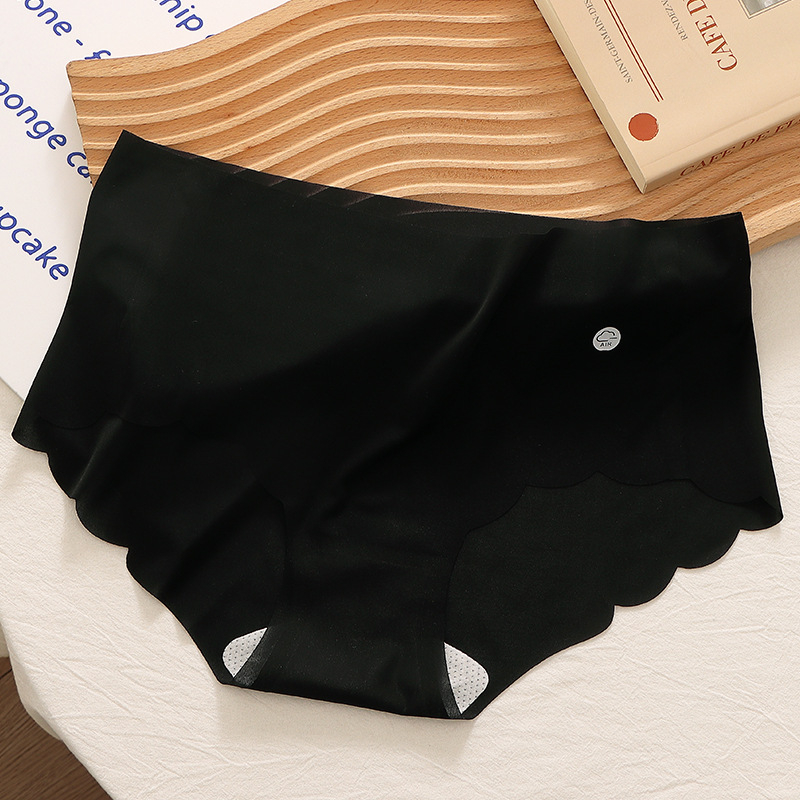 Vakuumski pakirane prozirne gaćice od ledene svile, ženske bakteriostatske maske Naked 7A, udobne gaćice do sredine struka