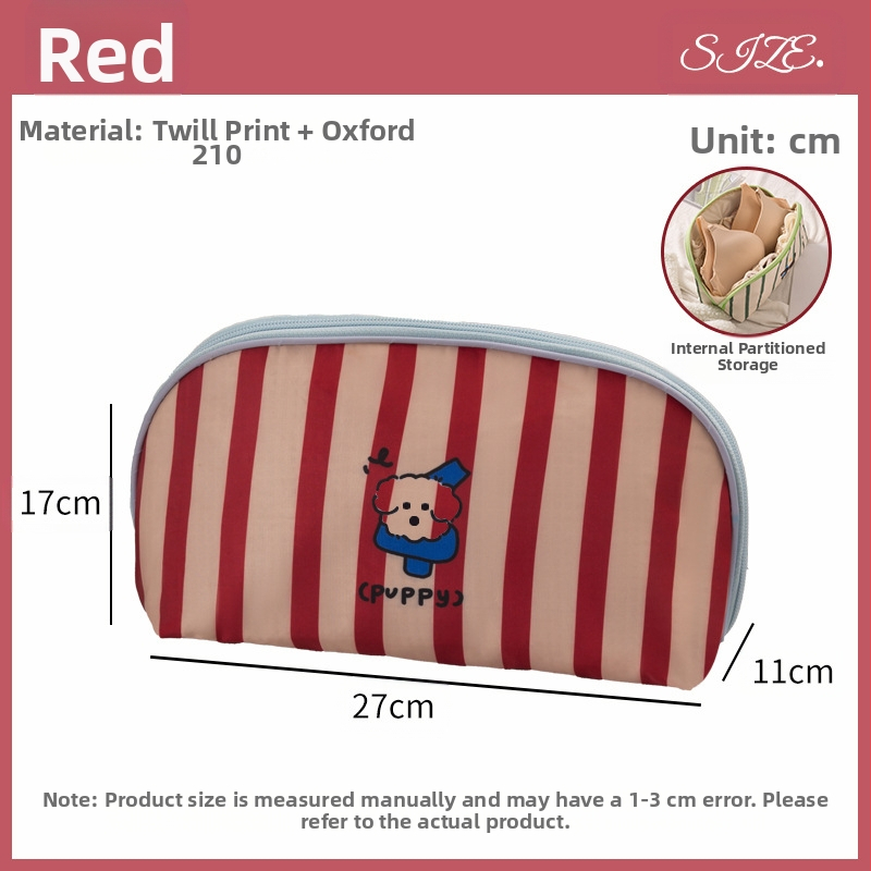 Hoiuklamber Reisihoiu Korea stiilis kangast Naiste aluspesu kaasaskantav hoiukott Kolm-ühes aluspesu hoiukott