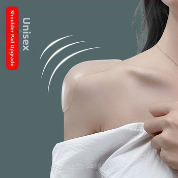 Pečių pagalvėlės artefaktas stačiu kampu pagamintas peties grožio peties nematomas kvėpuojantis silikoninis netikras petys permatomas kempinės neslystantis unisex pečių pagalvėlė