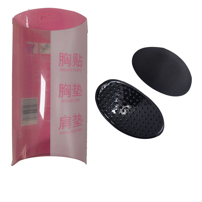 Pečių pagalvėlės artefaktas stačiu kampu pagamintas peties grožio peties nematomas kvėpuojantis silikoninis netikras petys permatomas kempinės neslystantis unisex pečių pagalvėlė