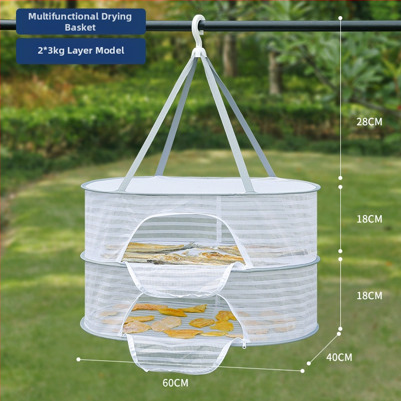 Džiovintos žuvies apsaugos nuo musių tinklas, sausų prekių tinklas, namų balkonų džiovinimo krepšelis, maisto artefaktų džiovinimo krepšelio stovas