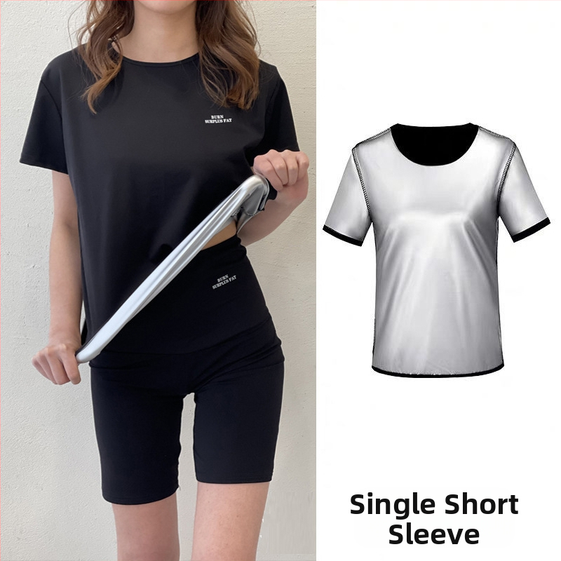 Dámsky slim fit top s krátkym rukávom, športové zoštíhľujúce tričko, behanie, oblečenie, teplé nohavice