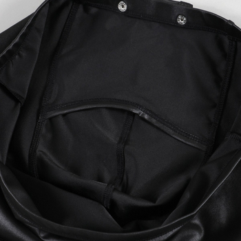 Σέξι μποξεράκια από λουστρίνι για άνδρες, διασυνοριακού εμπορίου, με διακοσμητικό φιόγκο και κυρτό σχέδιο σε σχήμα U, από απομίμηση δέρματος σε φωτεινό χρώμα.