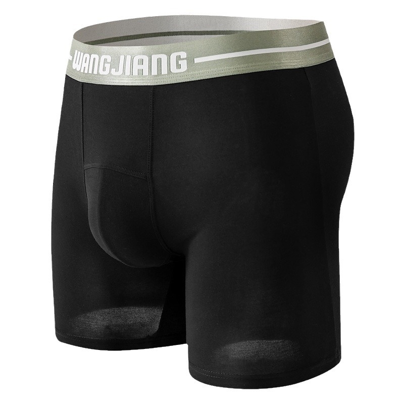 Lenjerie intimă pentru bărbați, boxeri, pantaloni scurți din bumbac, subțiri, elastice, strălucitoare, convexe în U, cu buzunar mare, moi, prietenoase cu pielea