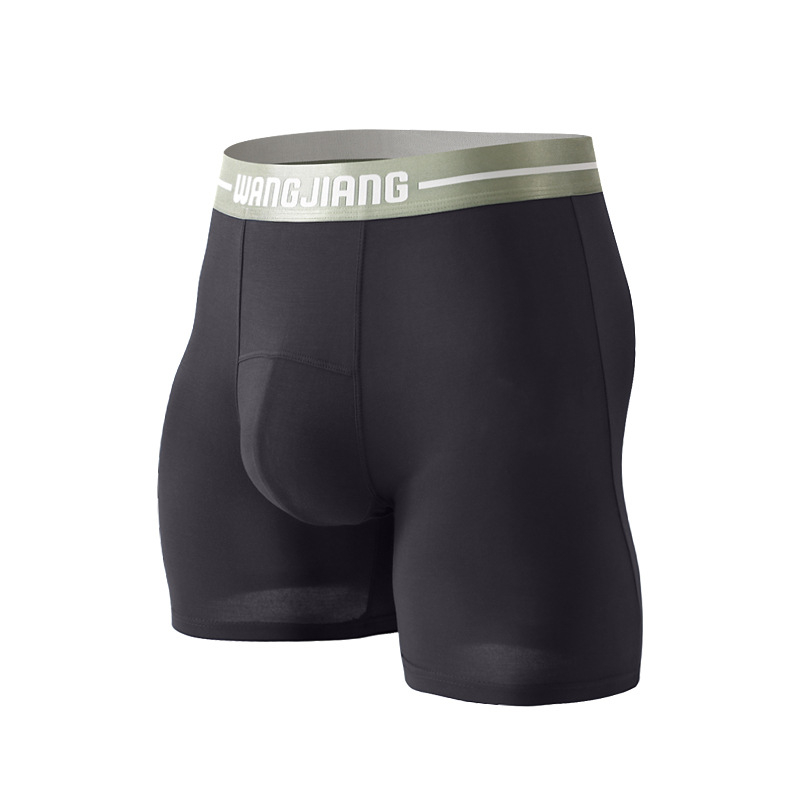 Lenjerie intimă pentru bărbați, boxeri, pantaloni scurți din bumbac, subțiri, elastice, strălucitoare, convexe în U, cu buzunar mare, moi, prietenoase cu pielea