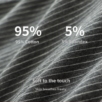 Ανδρικά Εσώρουχα Βαμβακερά Αθλητικά Ανδρικά Σορτς Αναπνέοντα Μοντέρνα Μποξεράκια Ριγέ Άνετα Νεανικά Μποξεράκια για Μεγάλα Μεγέθη