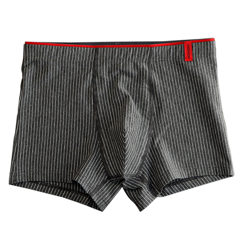 Lenjerie intimă pentru bărbați, bumbac, sport, pantaloni scurți pentru bărbați, boxeri la modă, respirabili, cu dungi, confortabili, mărime plus, boxeri pentru tineri