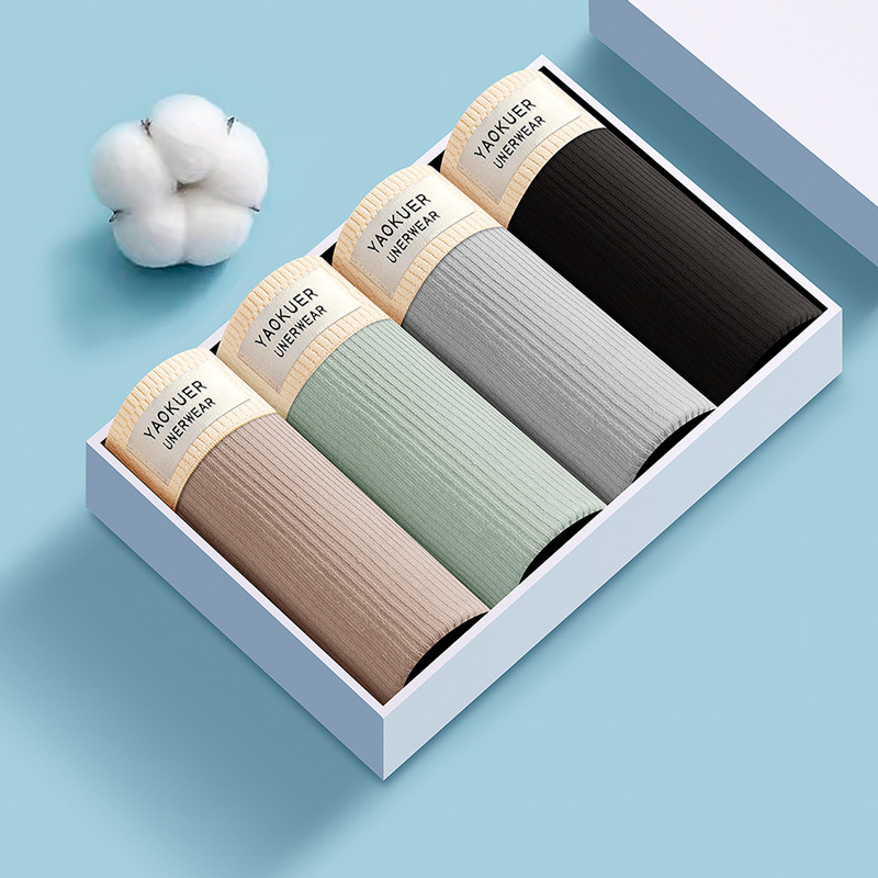 Muško donje rublje od čistog pamuka 7A, antibakterijskog konca za međunožje, srednjeg struka, brzosušeće, široke, udobne, prozračne bokserice za dječake