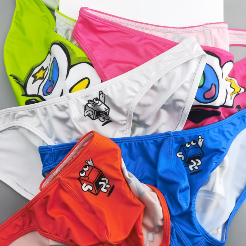 SEOBEAN nove muške gaćice, seksi niskog struka, poliester, digitalni tisak, jednoslojno donje rublje s crtanim animacijama