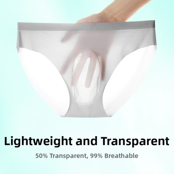 Ljetne ledeno svilene jednostruke prozračne tanke muške seksi gaćice puno znače Taobao prekograničnu generaciju kose