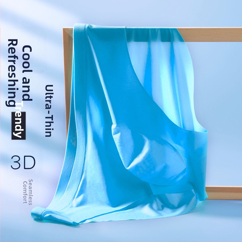 Летни ледени копринени еднократни дишащи тънки момчешки секси бикини, които изписват много от трансграничните косми на Taobao, поколение коса