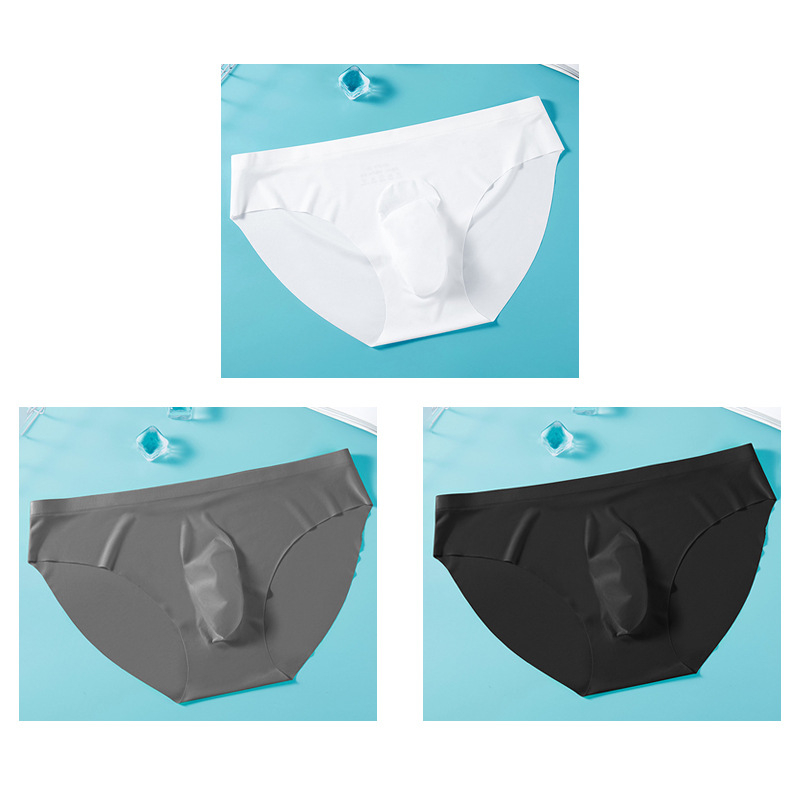 Ljetne ledeno svilene jednostruke prozračne tanke muške seksi gaćice puno znače Taobao prekograničnu generaciju kose