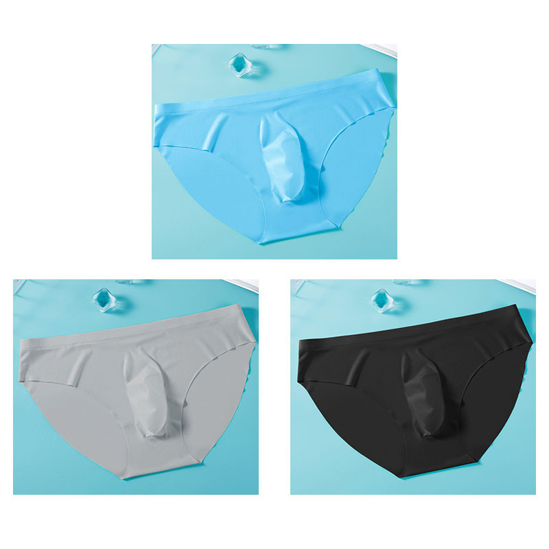 Ljetne ledeno svilene jednostruke prozračne tanke muške seksi gaćice puno znače Taobao prekograničnu generaciju kose