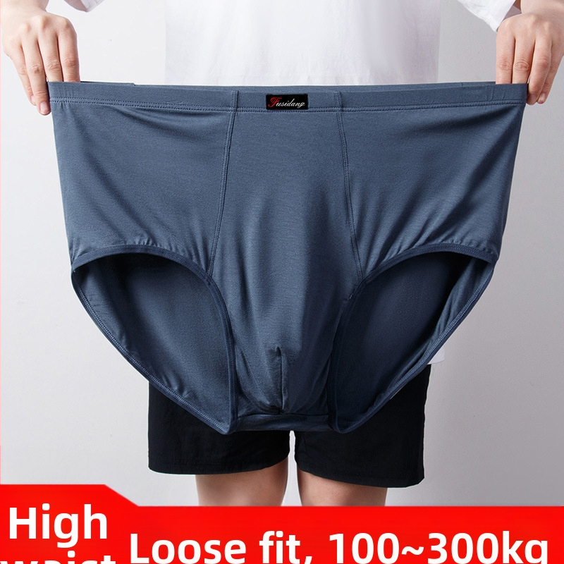 Pánske nohavičky s vysokým pásom, veľké, tučný muž plus tučný modal, stredného veku, tučný muž, veľkoobchod, 300 kg, leto